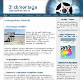 Blickmontage Videoschnitt-Service