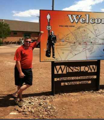 Standin on a Corner in Winslow, AZ Standin on a Corner in Winslow, AZ
